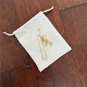 Scott Gold Gem Pendant Necklace